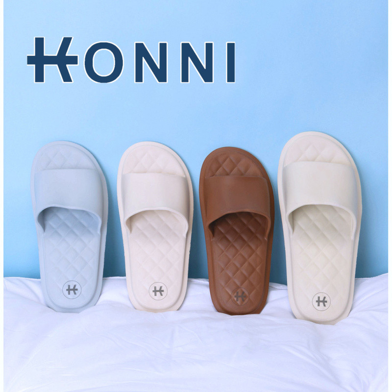 KONNI รองเท้าแตะ EVA รองเท้านิ่ม รองเท้าใส่ในบ้าน ผู้ชาย ผู้หญิง ใส่สบาย รองเท้าห้องน้ำ กันลื่น