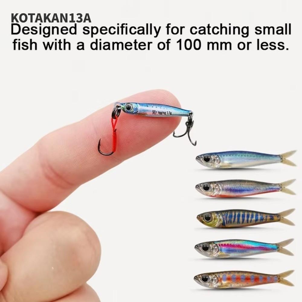 KOTAKAN13A Micro Jigging เหยื่อ, 1.5/3g/5g น้ําหนักเลื่อม MINI Jig Lure, MINI Bionics Design Bionic 