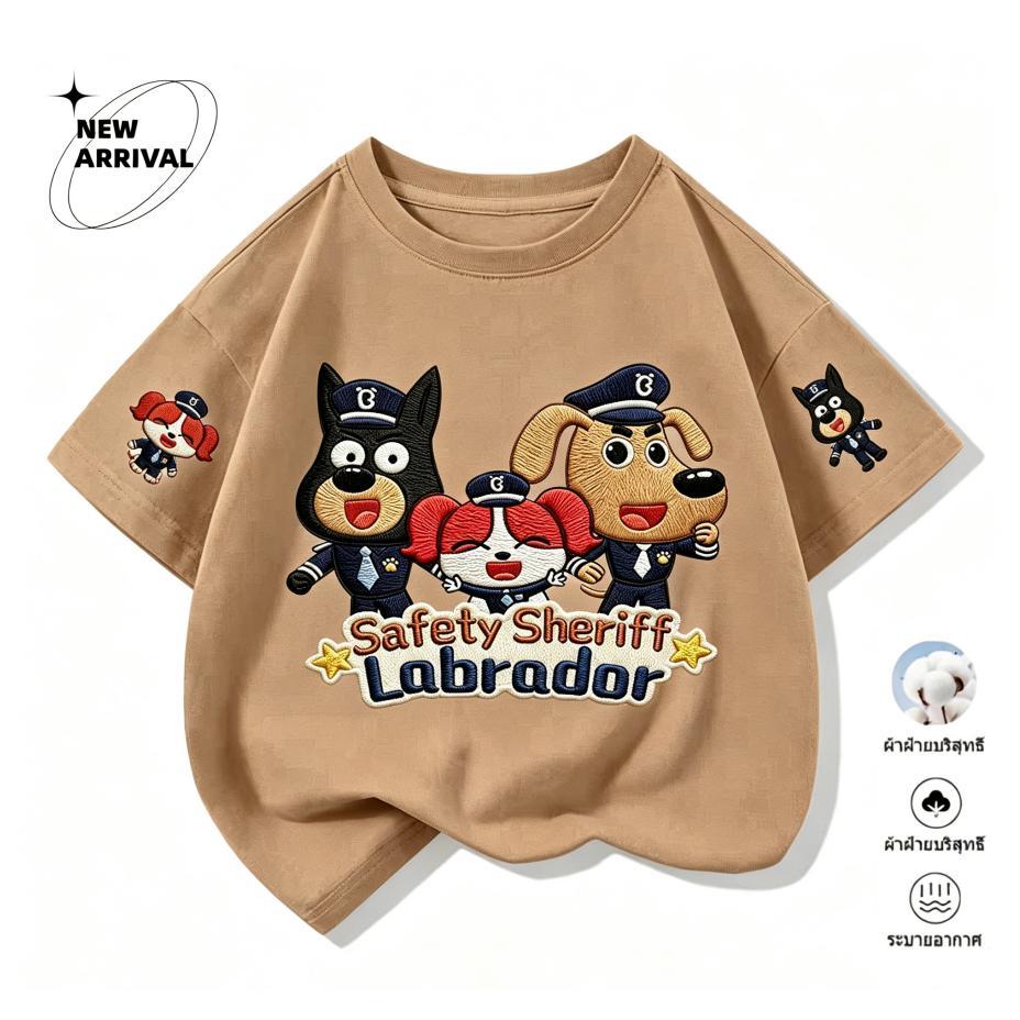 (ของพร้อมส่ง ส่งใน 24 ชั่วโมง)Labrador ผ้าฝ้าย ลวดลายพิมพ์ สไตล์อนิเมะ เหมาะสำหรับทุกฤดูกาล และเด็ก หลายสี ใครๆก็สามารถใ