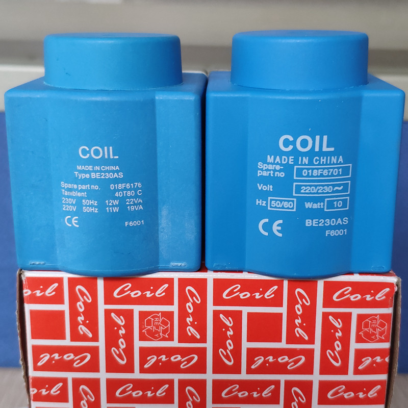 ขดลวดโซลินอยด์วาล์ว 018F6701/018F6176 BE230AS F6001 018F6857/018F6801 สินค้าพร้อมสต๊อก