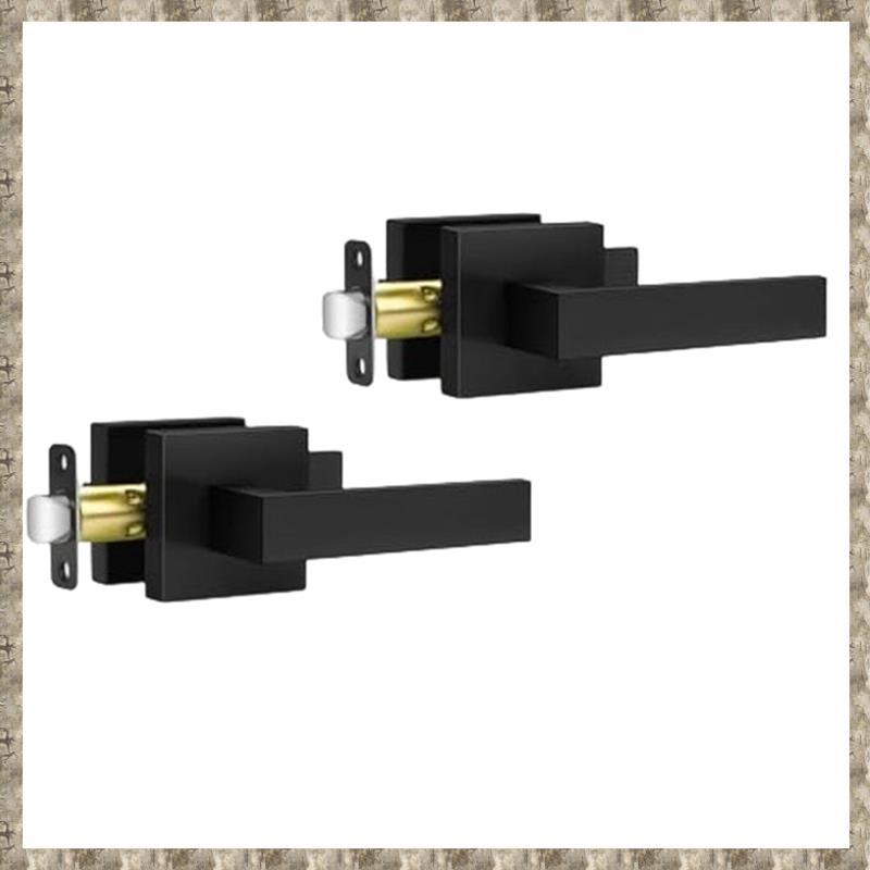 [zv0lma8i] สําหรับซ้ายและขวาสําหรับมือจับประตูห้องโถง, 2 แพ็คภายใน,Non-Locking Passage ลูกบิดประตูตู