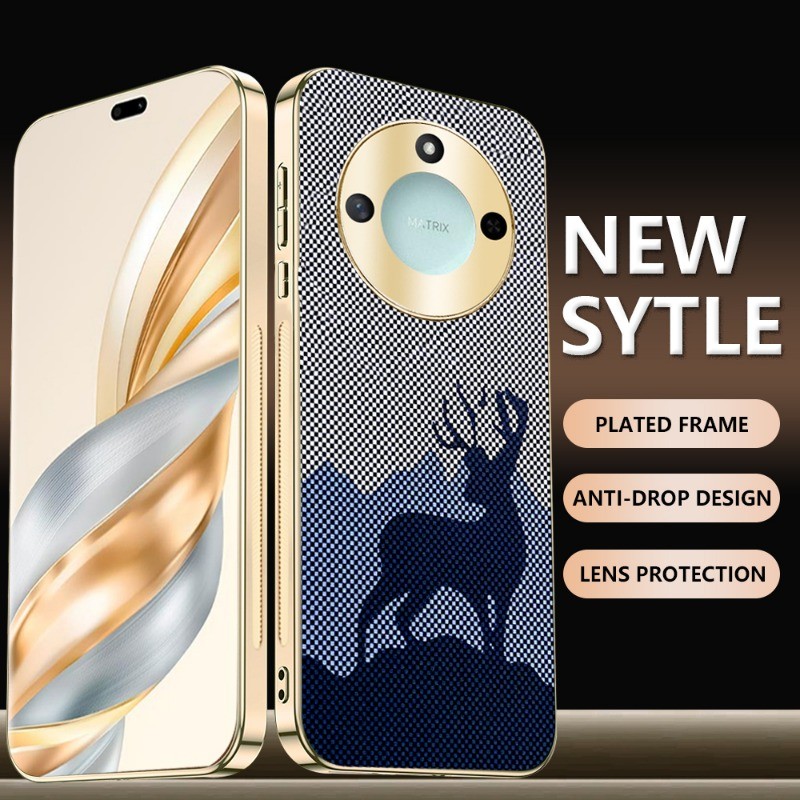 ปลอกสําหรับ Honor X60i Honor X60 X60 Pro Lucky Deer รวมทุกอย่าง Anti-drop ป้องกัน Ultra-thin ฝาหลัง