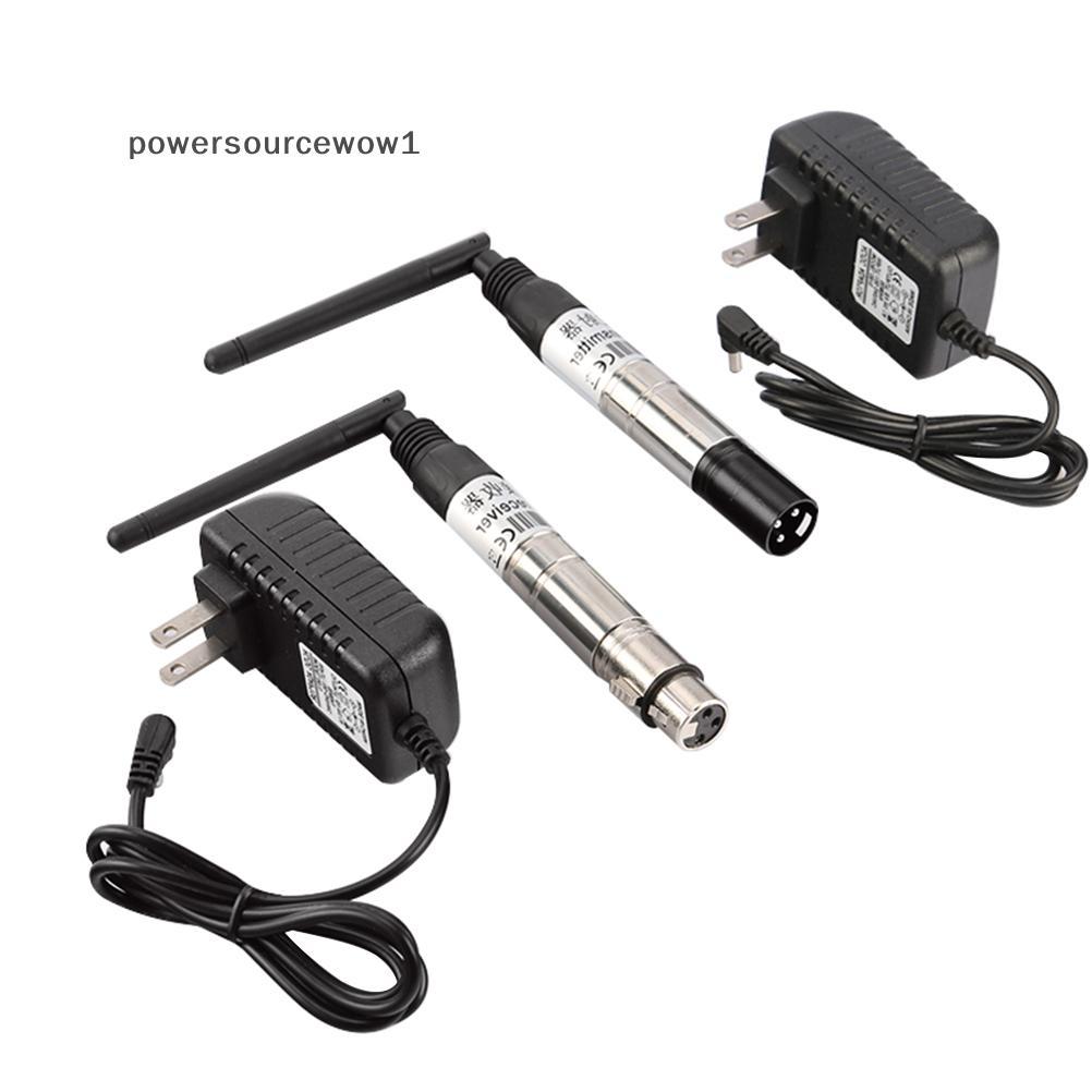 WOW DMX512 2.4G ตัวรับสัญญาณไร้สายเครื่องส่งสัญญาณตัวควบคุมแสงสําหรับอุปกรณ์ DMX TH