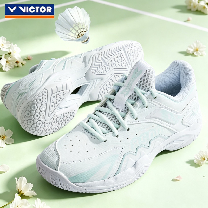 รองเท้าแบดมินตัน VICTOR P8500CLSF สำหรับผู้หญิง ของแท้ 100% ดูดี กันลื่น มีเสถียรภาพ ต้านบิด