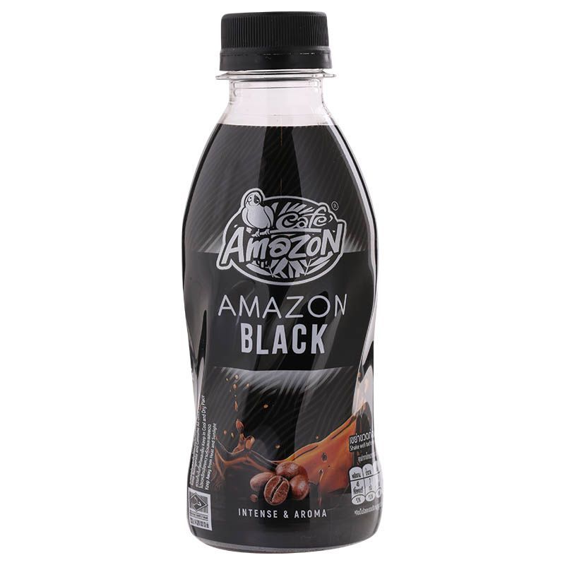 คาเฟ่อเมซอนแบล็ค 200มล. Cafe Amazon Black Ready to Drink 200ml. [หมายเลขบาร์โค้ด 8852124015499]