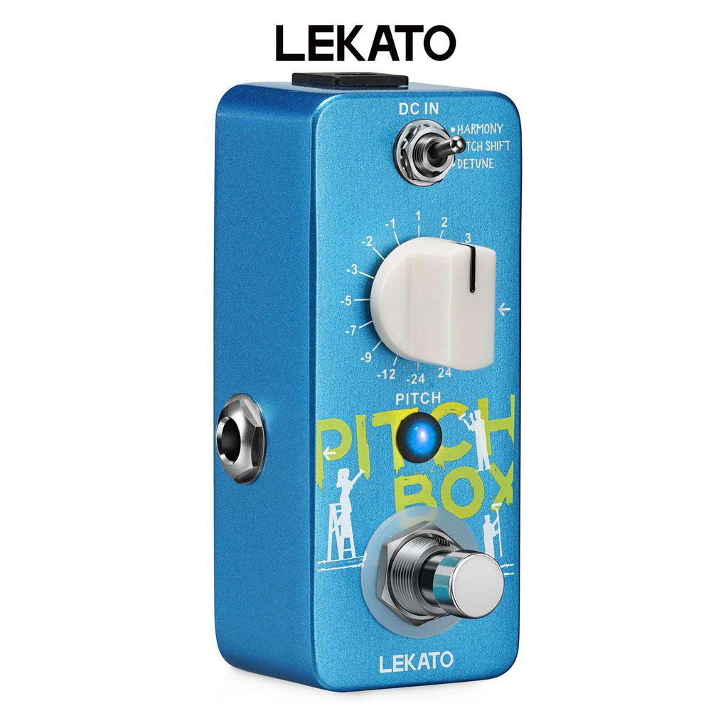 Pitch Box Pedal Harmonizer Mini Pitch Shifter Pedal พร้อม Harmony Pitch Shift Detune โหมดขนาดกะทัดรั
