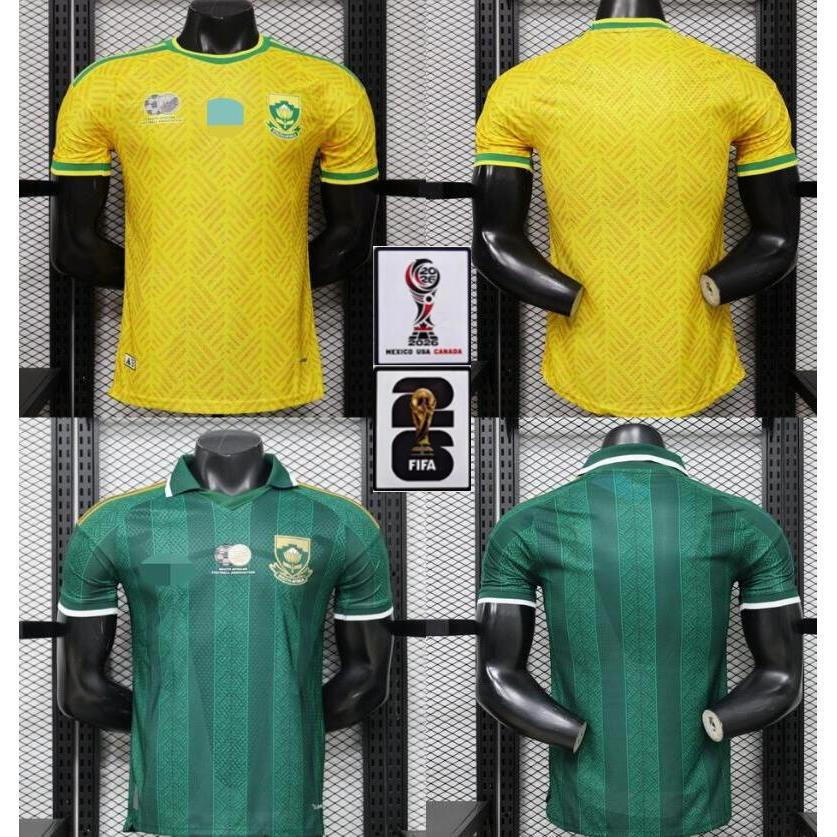 รุ่นPlayer  26-27 South Africa Home Away Jersey Football High Quality Shirts Short Sleeves