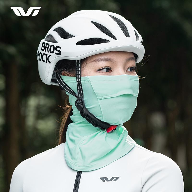 Rock Brothers TVI Series หน้ากากขี่จักรยาน Warm Bib สกีฤดูใบไม้ร่วงฤดูหนาว Windproof คอป้องกันขนแกะ 