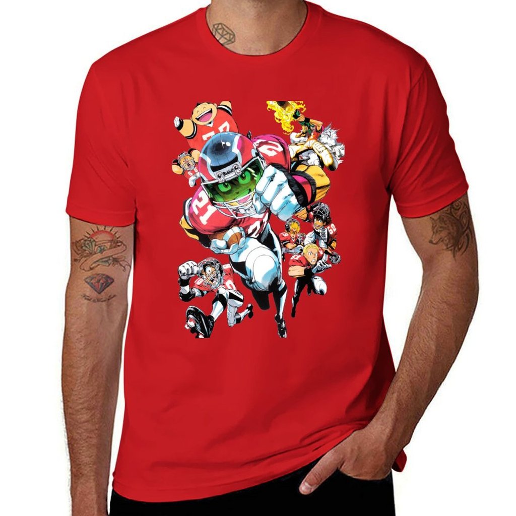 Eyeshield 21 T-Shirt quick-drying customs aesthetic clothes black t-shirts for men