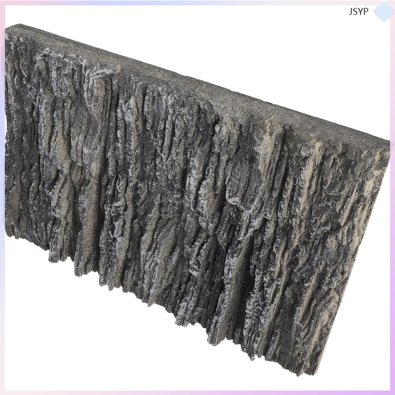 1 PU Material Dark Grey Stalactite Board สําหรับตกแต่งปลา junshaoyipin