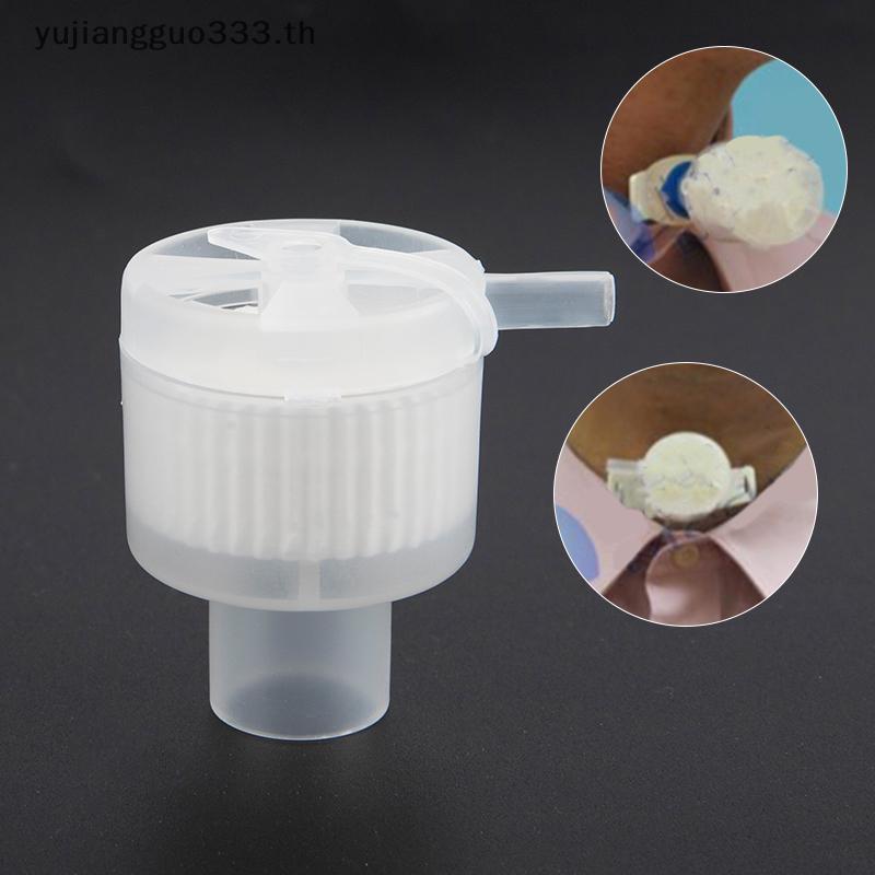 # yujiang # Medical Disposable Heat Moisture Exchangers Trach Vent HME Filter .