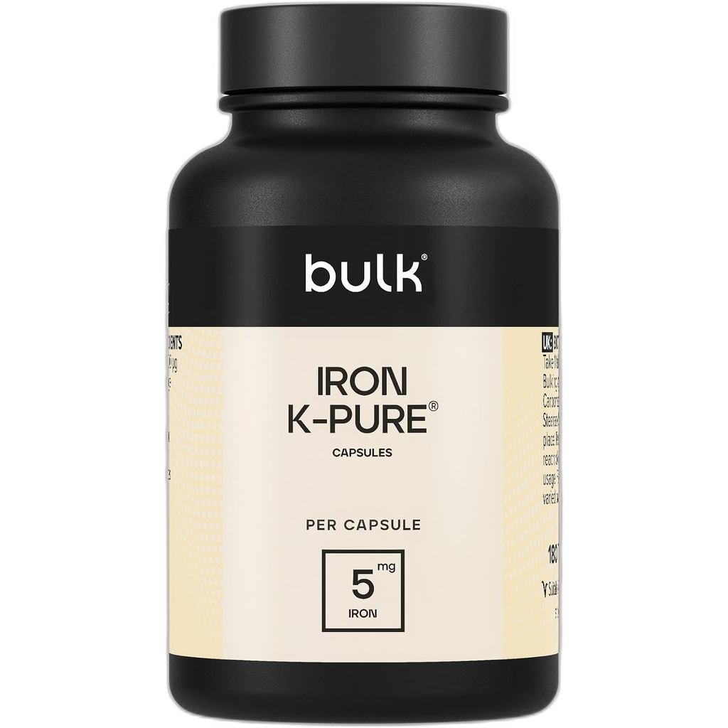 Bulk Eisen Kapseln (K-Pure), 20 มก., 90 Kapseln(บรรจุภัณฑ์อาจวารี)
