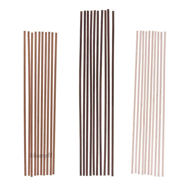 [Homyl1] 10 Guitar Strip Luthier Binding Purfling Inlay Guitar Body Parts Sapele