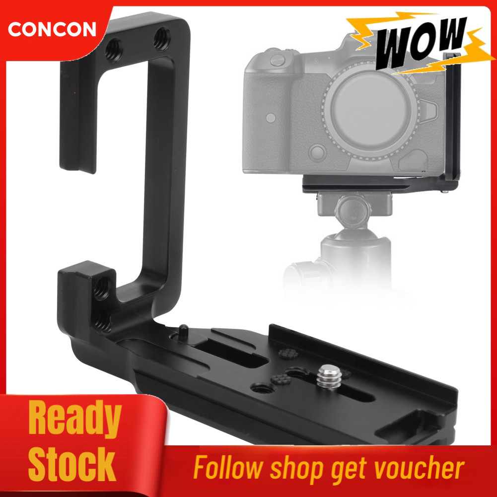 Concon Concon กล้อง Mirrorless Handle L แนวตั้งการถ่ายภาพ QUICK RELEASE PLATE สำหรับ Canon EOS R5 R6