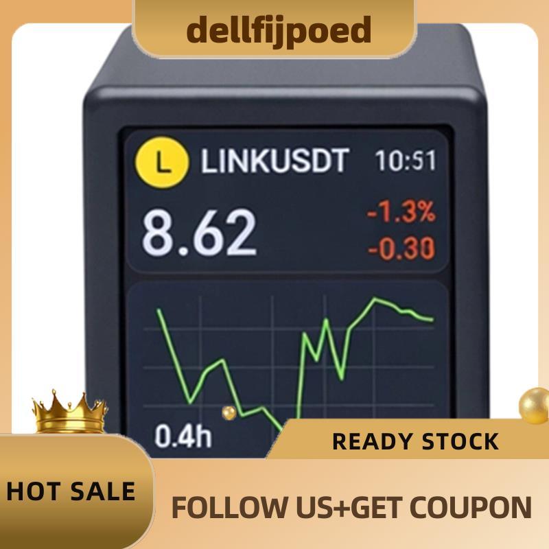 delfijpoedBitcoin Price Display Bitcoin Stock Ticker Screen Mini Market Monitor Cryptocurrency Black