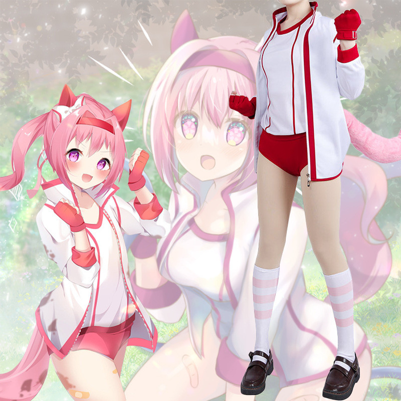 Racing Lady ฤดูใบไม้ผลิ Urara Decisive เครื่องแต่งกายคอสเพลย์อะนิเมะเครื่องแต่งกายสองมิติ Pretty Der