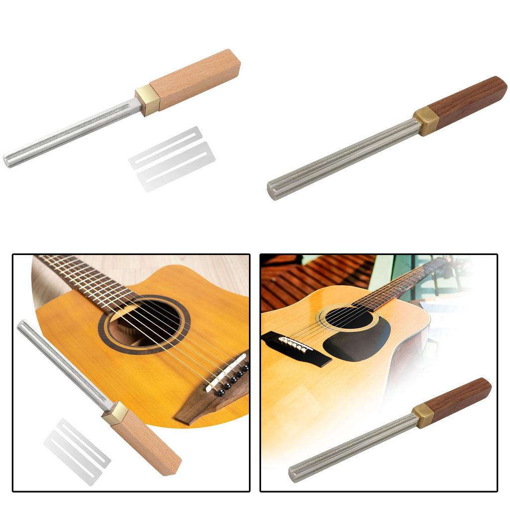 [zcins] กีตาร์ Fret Crowning แฟ้มกีตาร์ Fret Dressing File กีตาร์เบส Crowning File Luthier เครื่องมื
