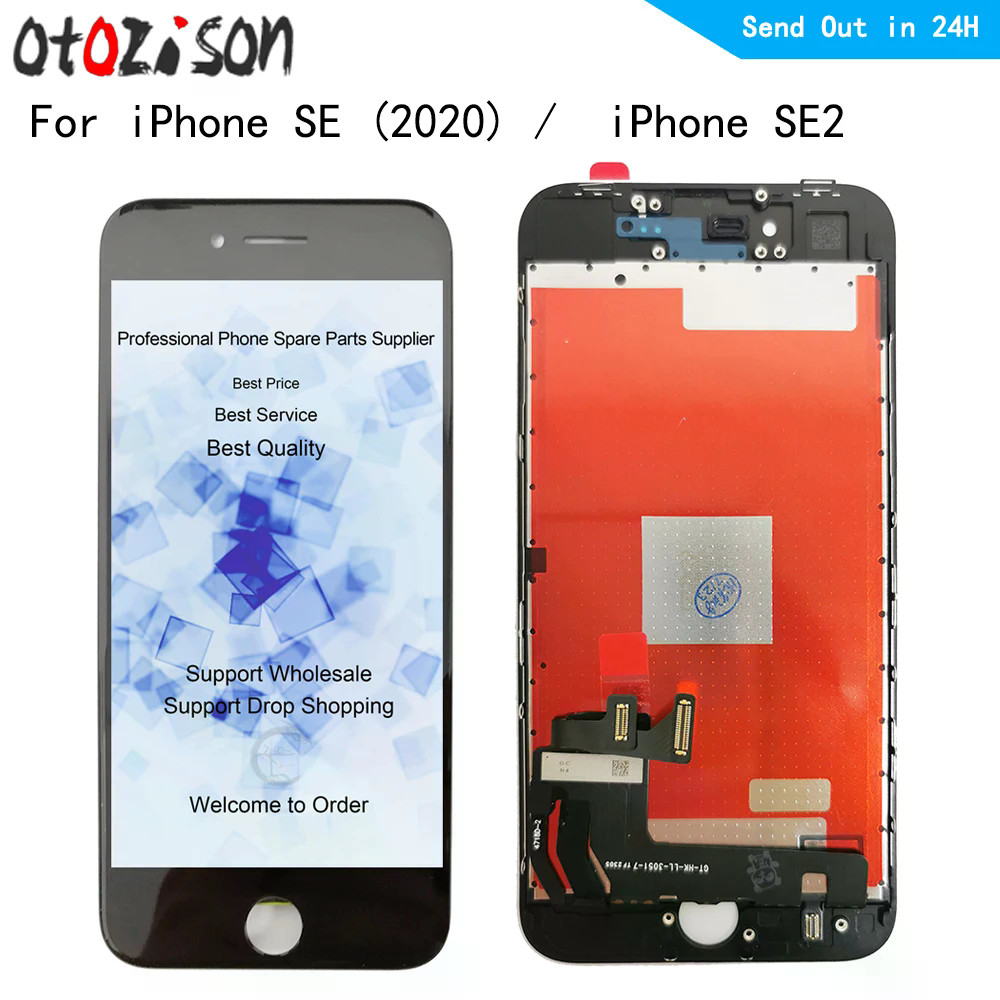 LCD สําหรับ Apple iPhone SE 2020 จอแสดงผล SE2 หน้าจอสัมผัสแผง Digitizer Sensor Assembly สําหรับ iPho