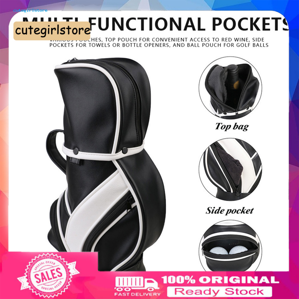 [CGT] Golf Wine Cooler Bag Golf Wine Bag Insulated Single Bottle Wine Cooler Bag – Portable Wine Tot