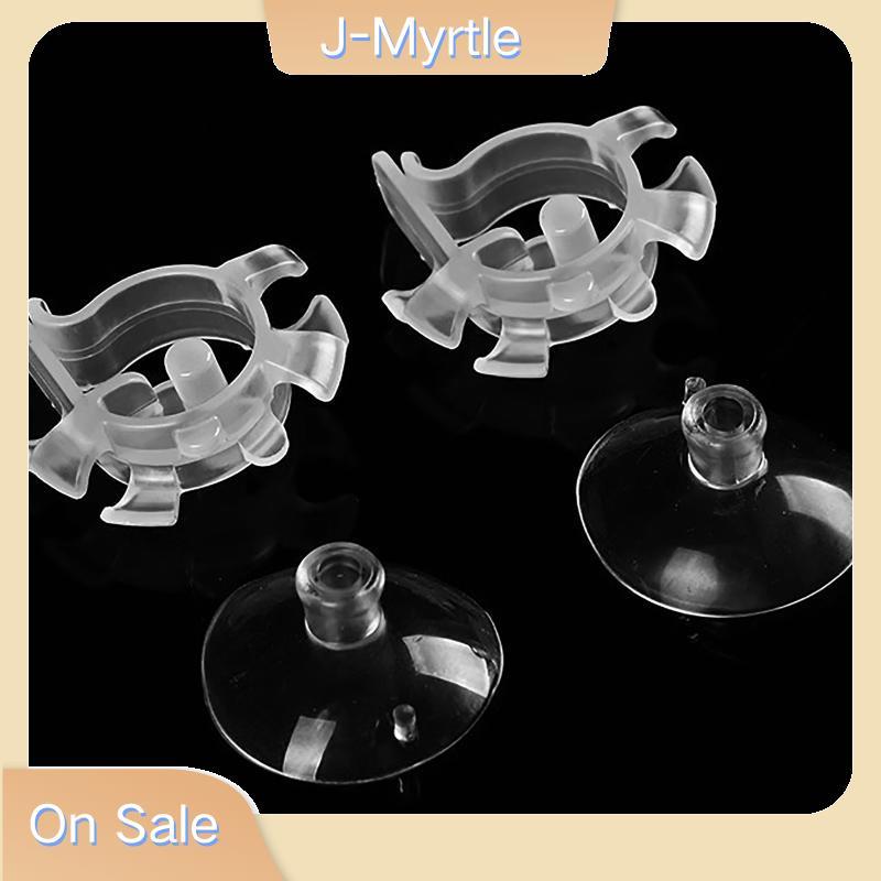 J-Myrtle Aquarium ผู้ถือ 3 5 10 แพ็ค U รูปท่อน้ํา Air Tube Fixing คลิปสําหรับถังปลาการบํารุงรักษา Ni