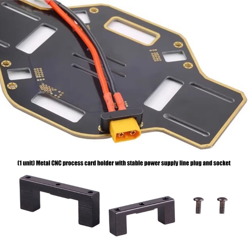 Moon Machined Power Connector Holder 60 XT90 สําหรับการติดตั้งกรอบเครื่องบินรุ่น