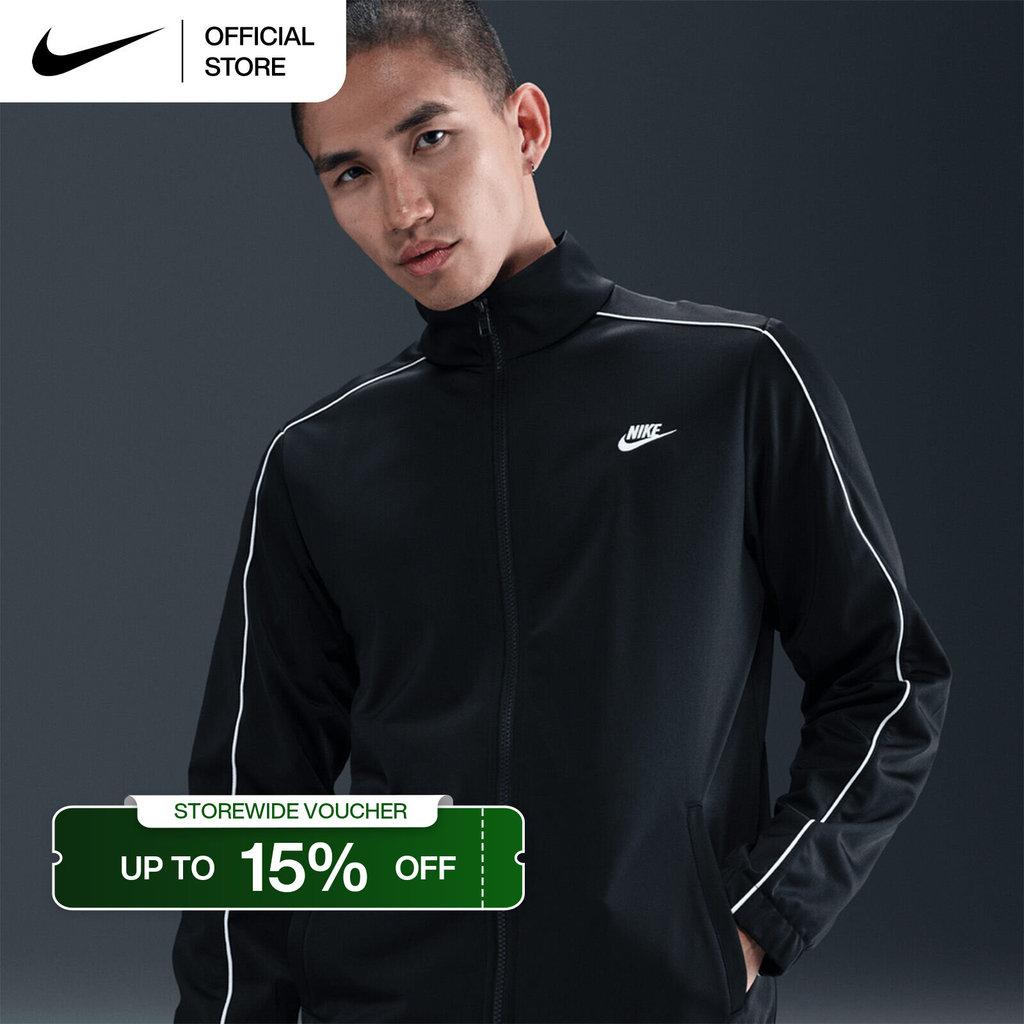 Nike Men's Sportswear Club Poly-Knit Tracksuit - Black [HV1445-010]