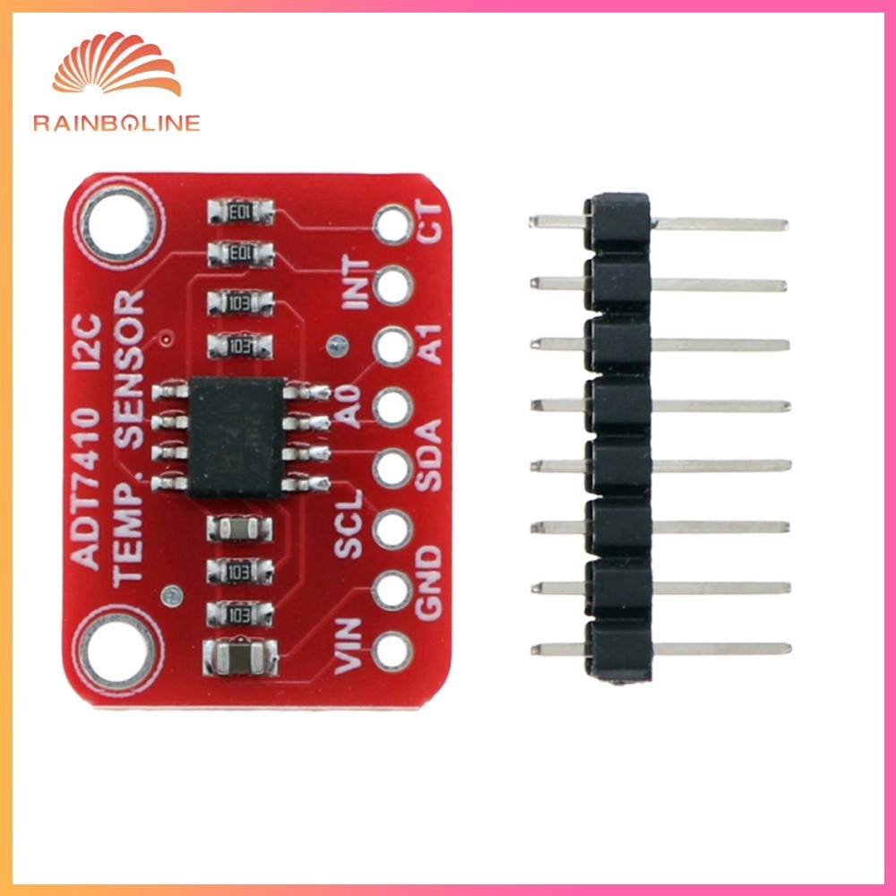 ฝน❤  I2C Breakout อุณหภูมิ 16-Bit ADT7410 0.25C ความแม่นยําสําหรับ SBC