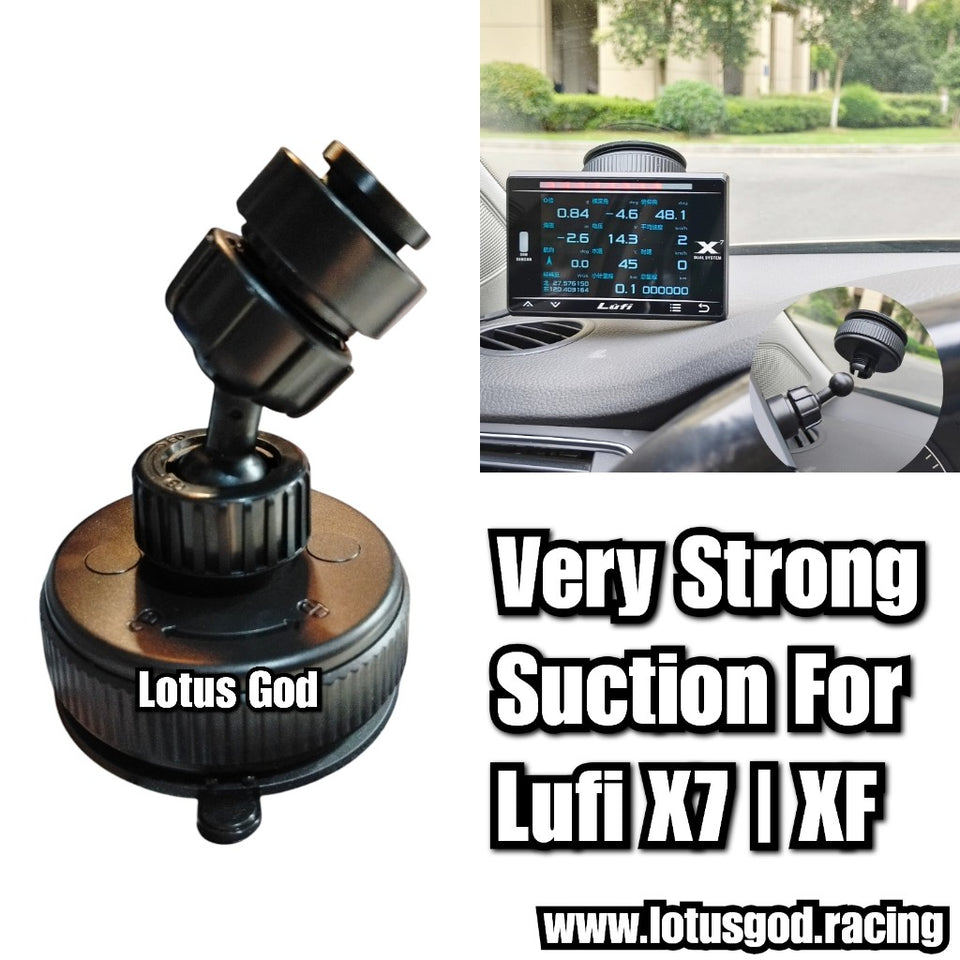 Strong อัพเกรด Twist ล็อคดูดถ้วยกระจกหน้าต่างกระจกวงเล็บสําหรับ Lufi X7 / XF OBD2 วัด
