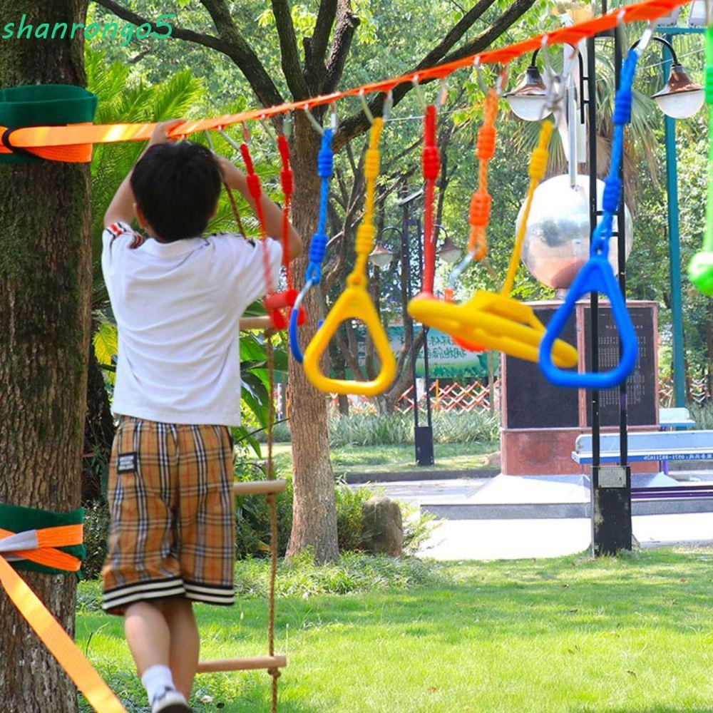 ZONAL Outdoor Play Kit, PP Rope Playground Climbing Ring Accessories, Support Ride Hang Indoor Playg