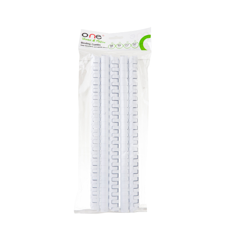 ONE สันห่วง 16 มม. รุ่น Home&Office สีขาว (แพ็ค 10 อัน)