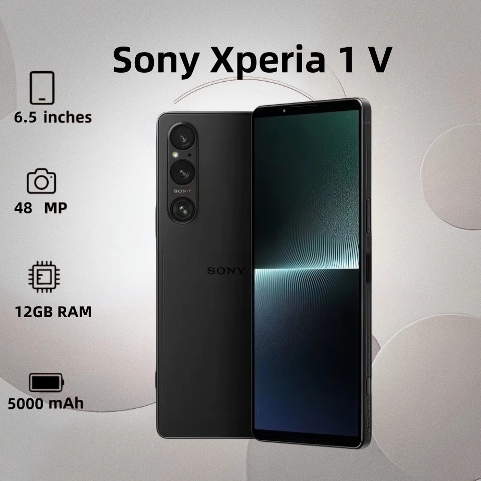 Sony Xperia 1 V Snapdragon 8 Gen 2 6.5 นิ้ว 5000 mAh สมาร์ทโฟน CN รุ่น C4ZS