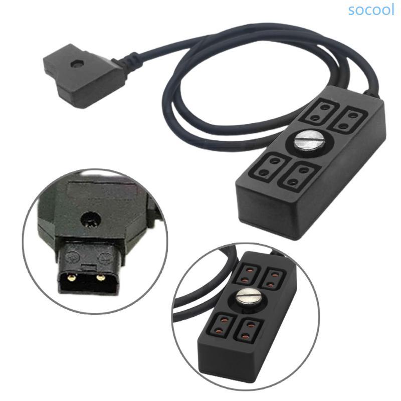 Soc* D-tap Splitter Cord D-TAP to 4port D-tap Camera Power Cable D-TAP จําหน่าย