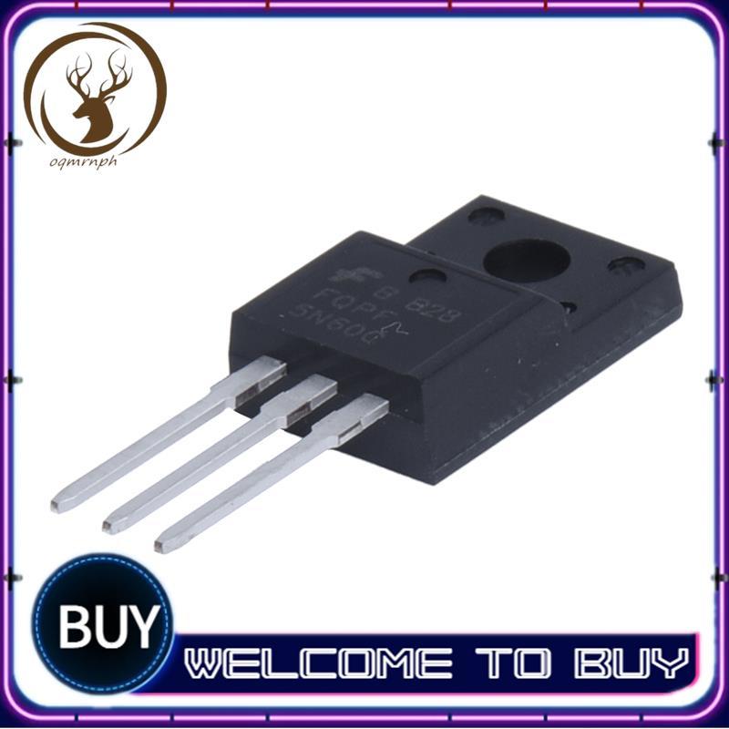 5 ชิ้น N-channel power MOSFET 5N60 เกตต่ําชาร์จ 4.5A 600V