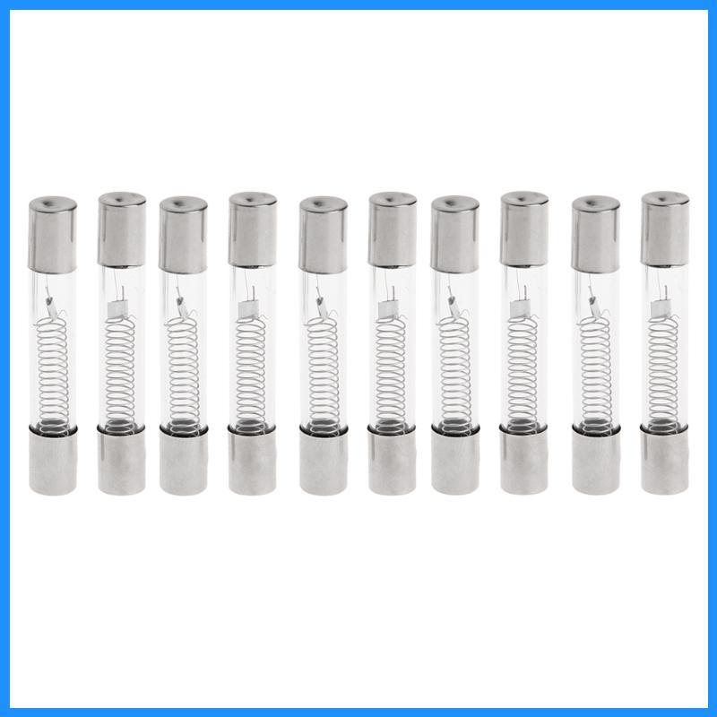 Luk 10x 5KV 0 8A 800MA แรงดันไฟฟ้าไมโครเวฟฟิวส์เป่าอย่างรวดเร็ว Glas เปลี่ยนหลอด