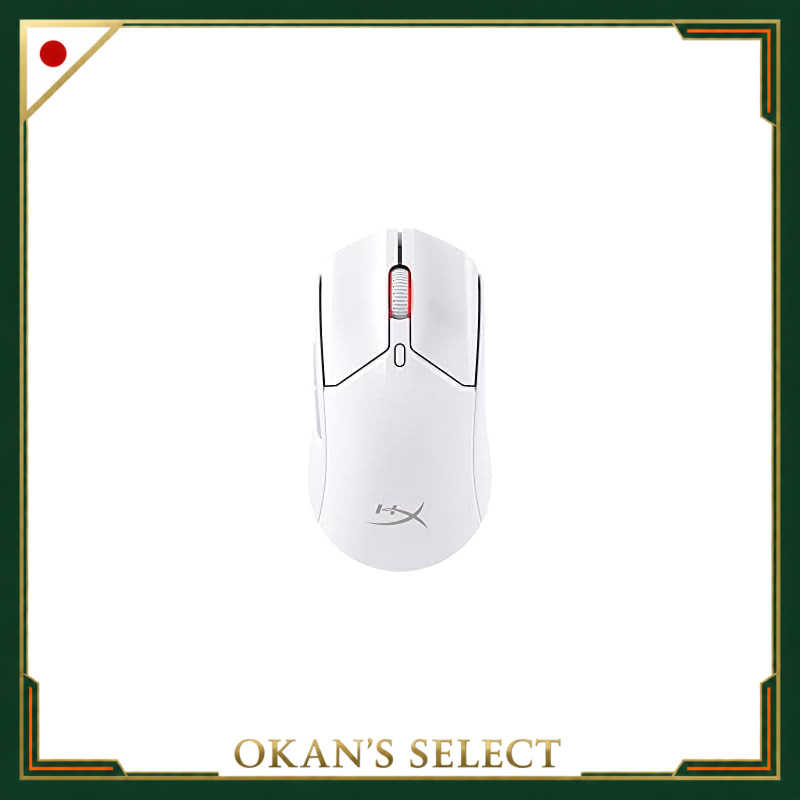 HyperX Pulsefire Haste 2 Wireless Gaming Mouse, Ultra-Lightweight 61 g, High-Precision Sensor, White