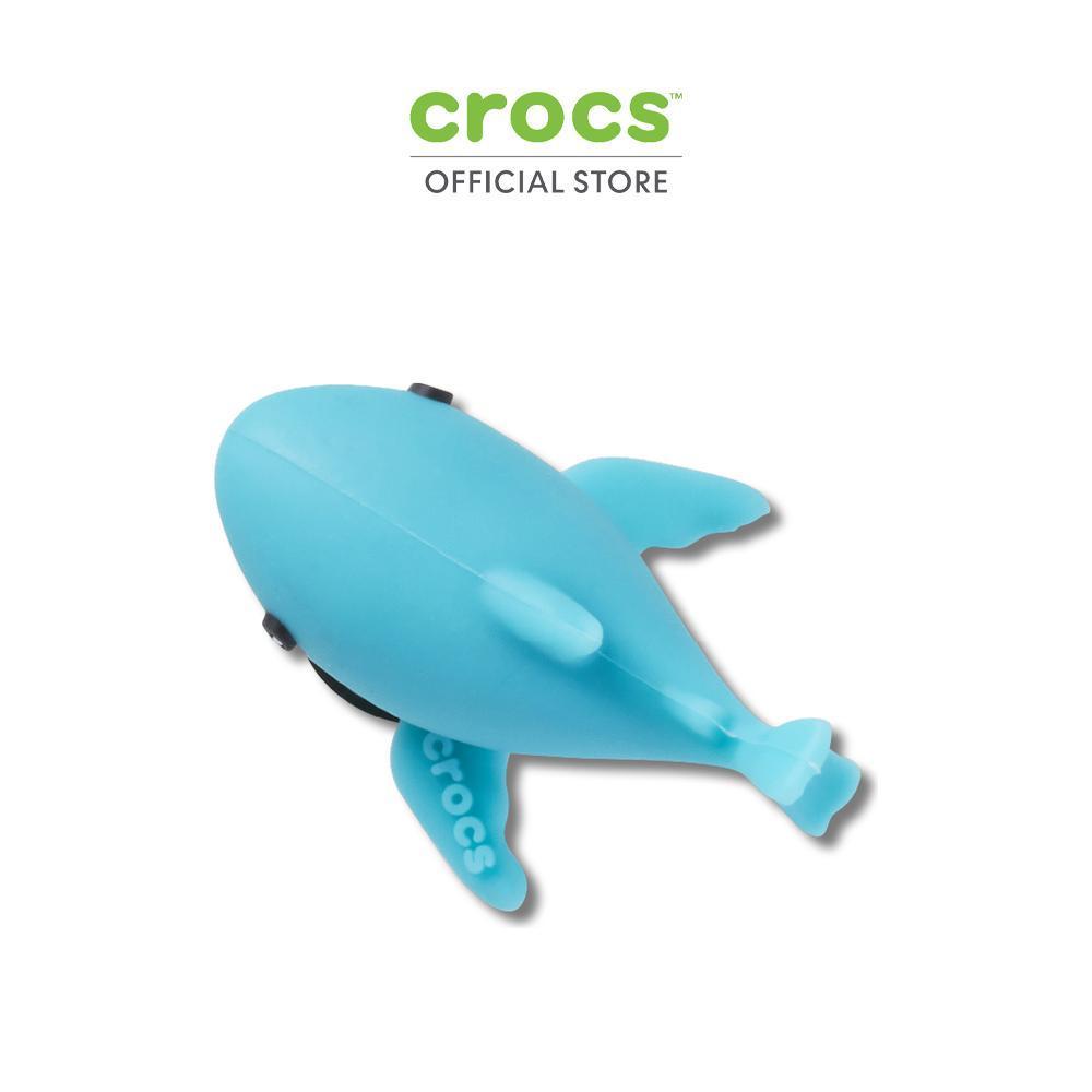 CROCS ตัวติดรองเท้า JIBBITZ™ 3D UV CHANGING SHARK รุ่น 10018482 - MULTICOLOR