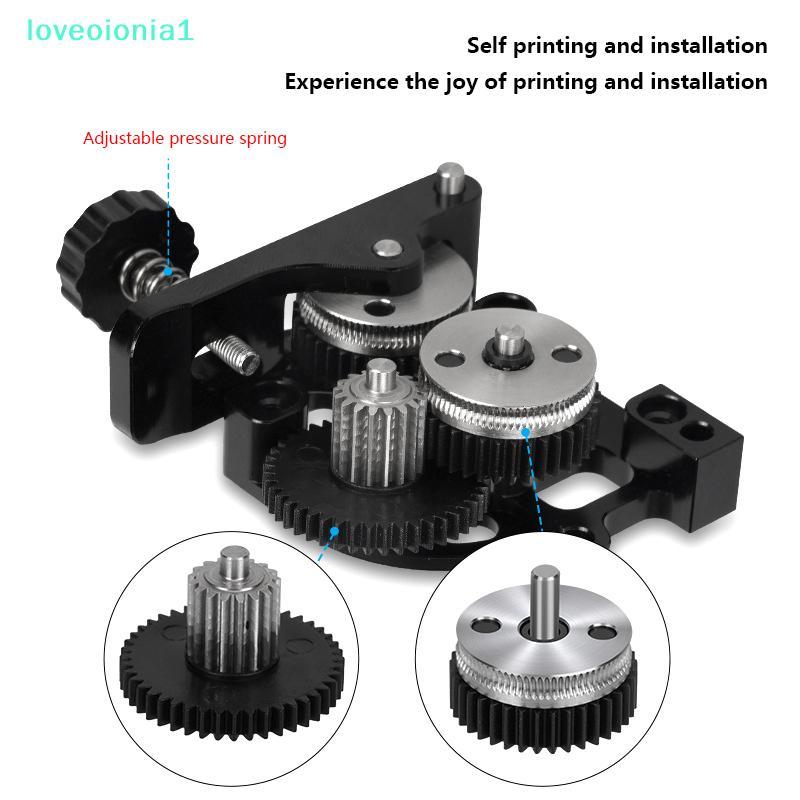 loveoionia1 เหล็กแข็งลดเกียร์มอเตอร์ความเร็วสูงสําหรับ CR10 CR-10S Ender3 V2 HGX LITE Extruder Dual 
