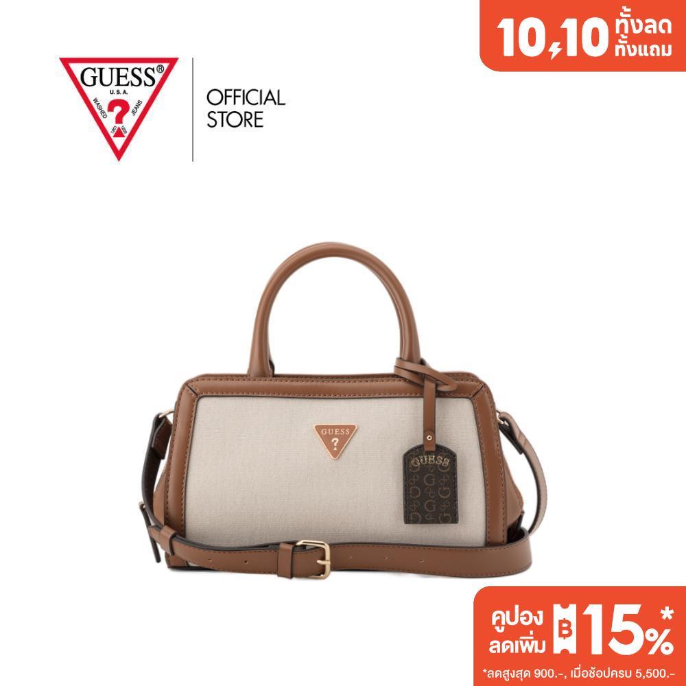 GUESS حقيبة CADENCE Satchel — بني — صورة 2