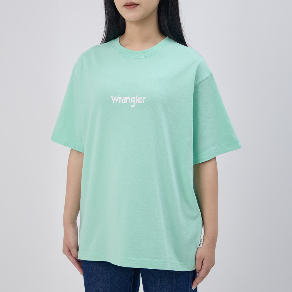 WRANGLER เสื้อยืดแขนสั้นผู้หญิง คอลเลคชั่น Everyday ทรง Relaxed รุ่น WR F325WTSSN03 สีเขียว — صورة 3