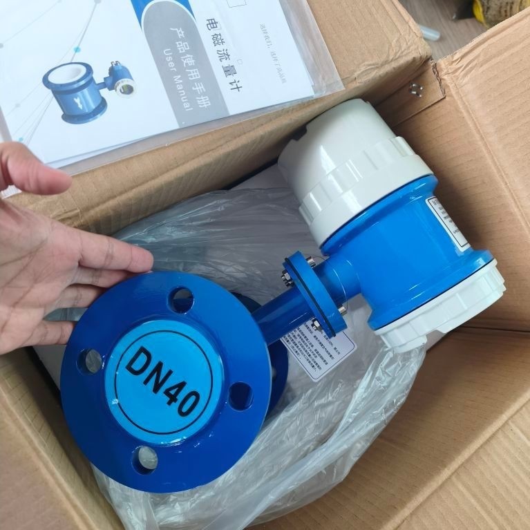 DN40 รุ่นพิเศษ เครื่องวัดอัตราการไหลของเหลวแบบแม่เหล็กไฟฟ้าElectromagnetic Flow Meter…