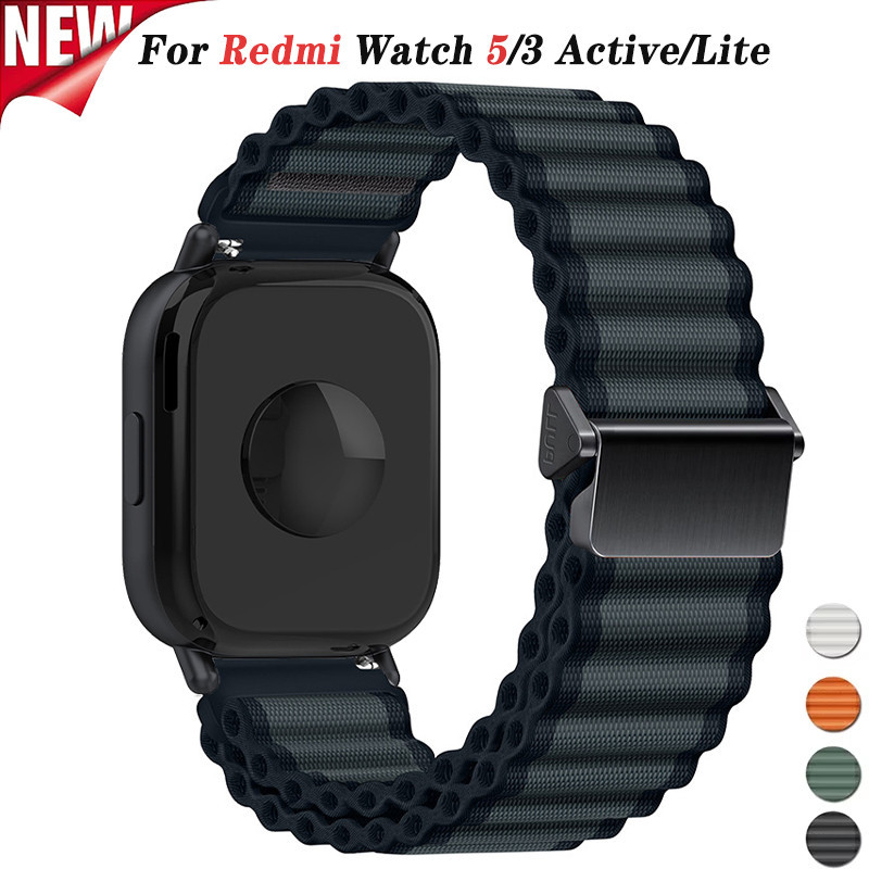 Redmi Watch 5 Active 5 Lite สาย 22 มม.สายไนลอน,กีฬาสร้อยข้อมือสําหรับ Redmi Watch 5 Active 5 Lite สา