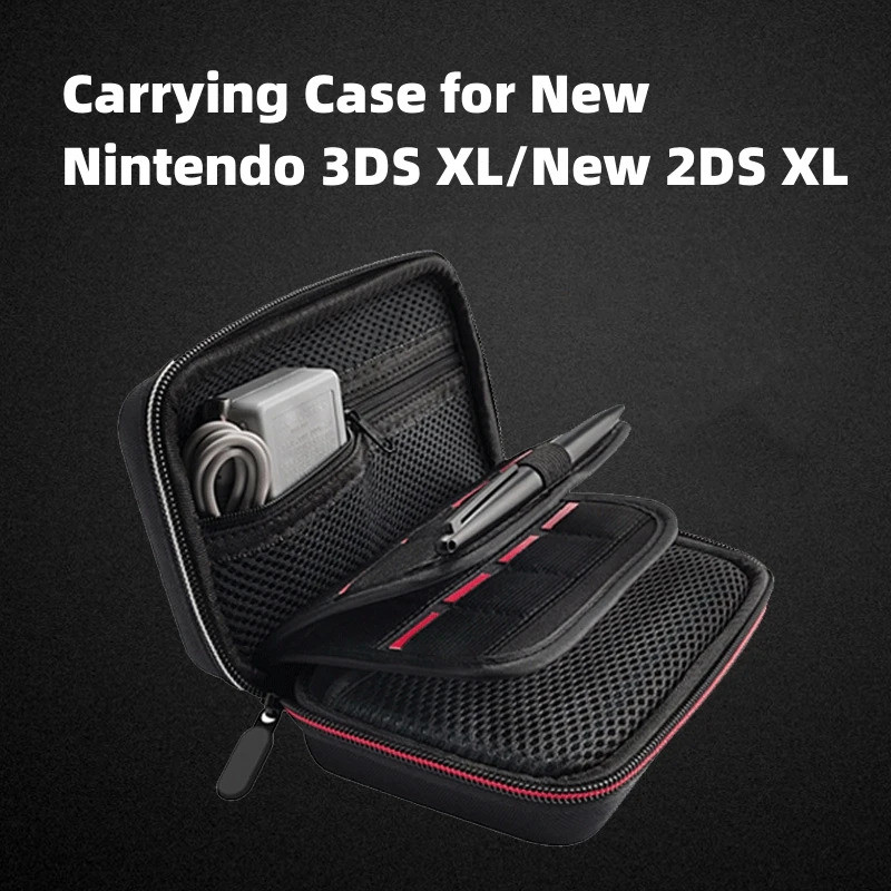กระเป๋าถือสําหรับ Nintendo 3DS XL/ใหม่ 2DS XL, Hard เปลือกป้องกันกระเป๋าเดินทางสําหรับ Nintendo ใหม่