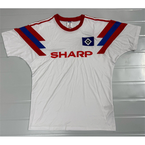 เสื้อย้อนยุค Hamburger SV บ้าน ปี 1990-1991 สำหรับผู้ชาย ไซส์ S-XXL