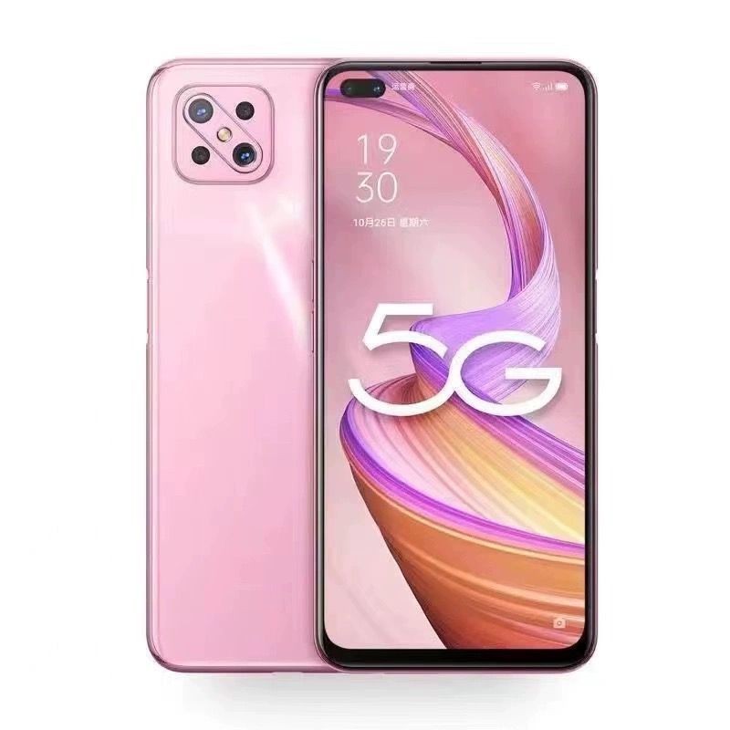 โทรศัพท์มือสอง OPPO A92S สมาร์ทโฟนสำรองสำหรับผู้สูงอายุ 5G