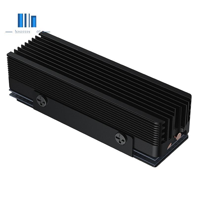 SSD หม้อน้ํา M.2 2280 SSD หม้อน้ําสําหรับ M.2 NVMe 2280 SSD 2 ท่อความร้อน M.2 SSD หม้อน้ําสีดํา