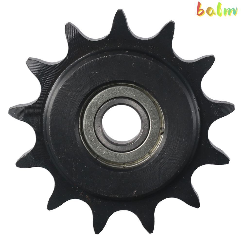 BALM นูน Idler Gear, C45 เหล็กคาร์บอน 10 มม.Bore 1/2 "Pitch Chain Idler Sprocket, ทนทาน 13 ฟันแบริ่ง