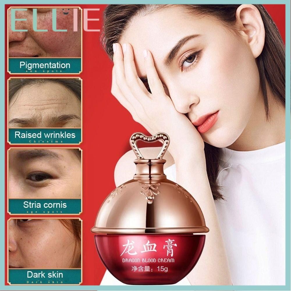 ELLIE Dragon Blood Cream, กําจัดริ้วรอย Anti-aging Face Cream, Skin Care Rejuvenation Firming Moistu