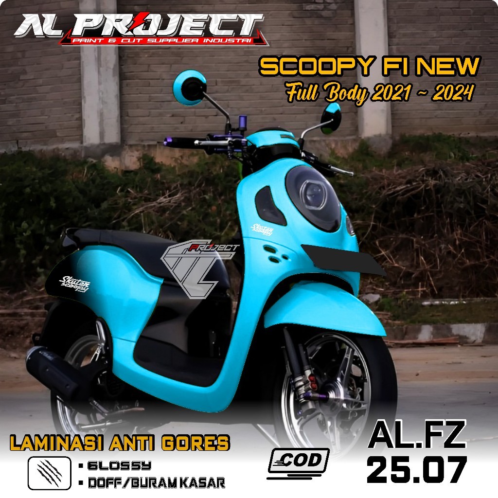 รูปลอก Scoopy 2021 2023 เต็มร่างกาย - ล่าสุด Scoopy ใหม่ 2021 2022 2023 2024 Fullbody Decal สติกเกอร