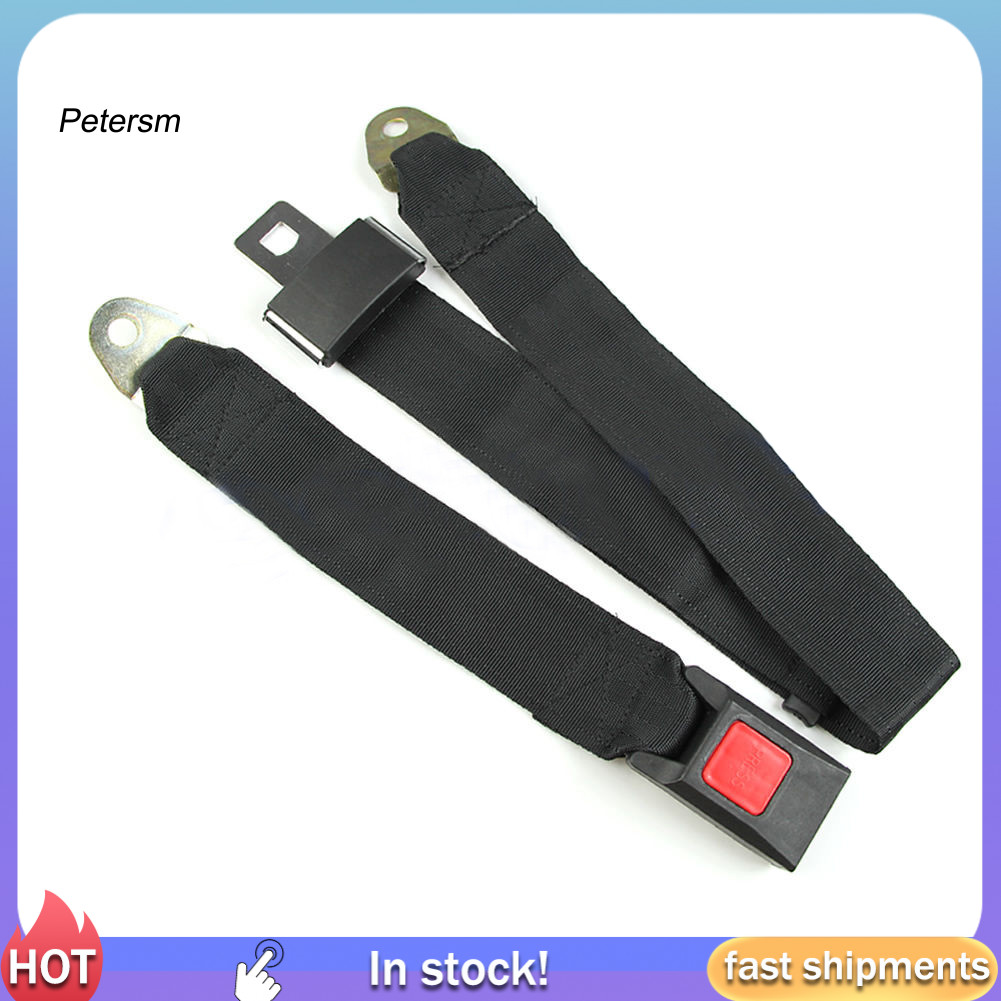 PP Universal Auto Car Truck 2 จุดปรับ Comfort เข็มขัดนิรภัย Lap Belt
