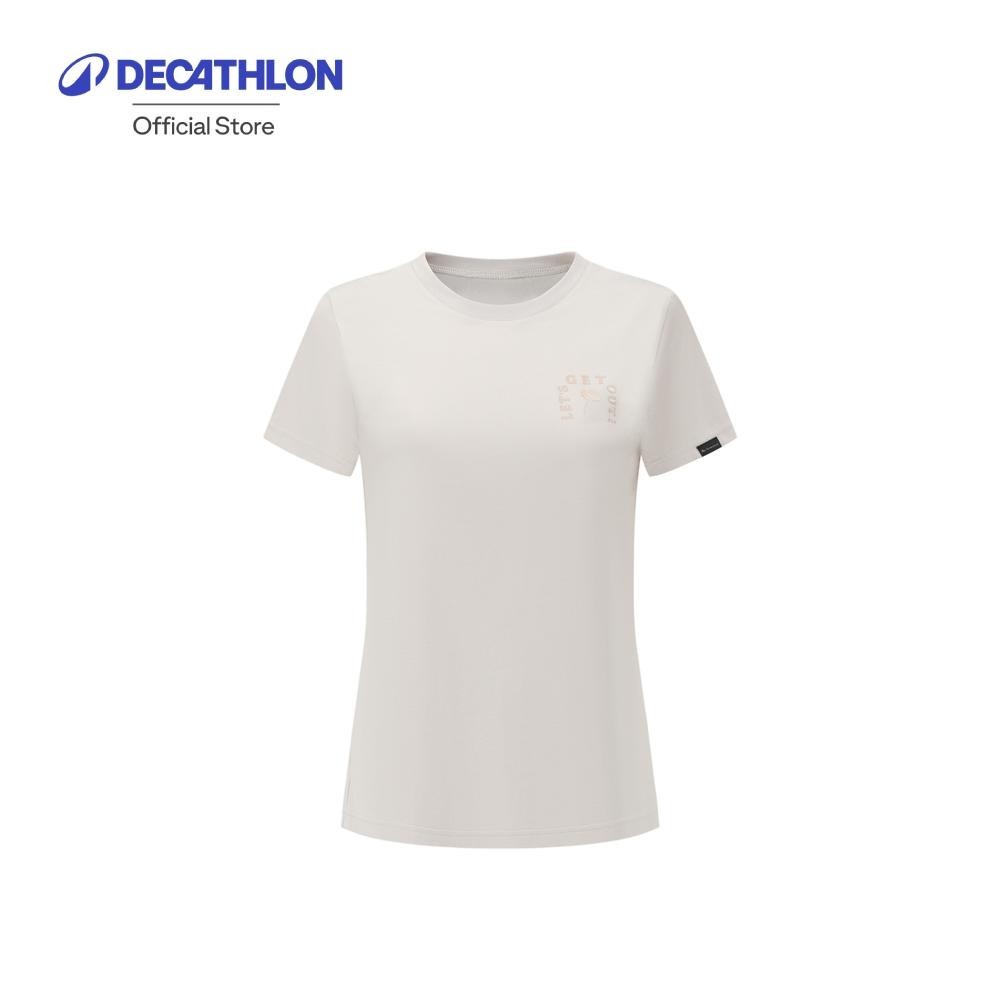 Decathlon W  T-Shirt NH500 เสื้อยืดเดินป่าสำหรับผู้หญิงรุ่น NH500